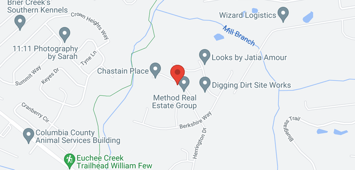 map of 834 Herrington Drive, Grovetown, GA 30813